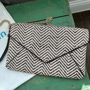 J.McLaughlin Black and White Handbag
